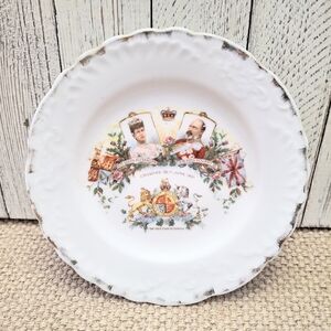 1902 British Monarchy Coronation Plate